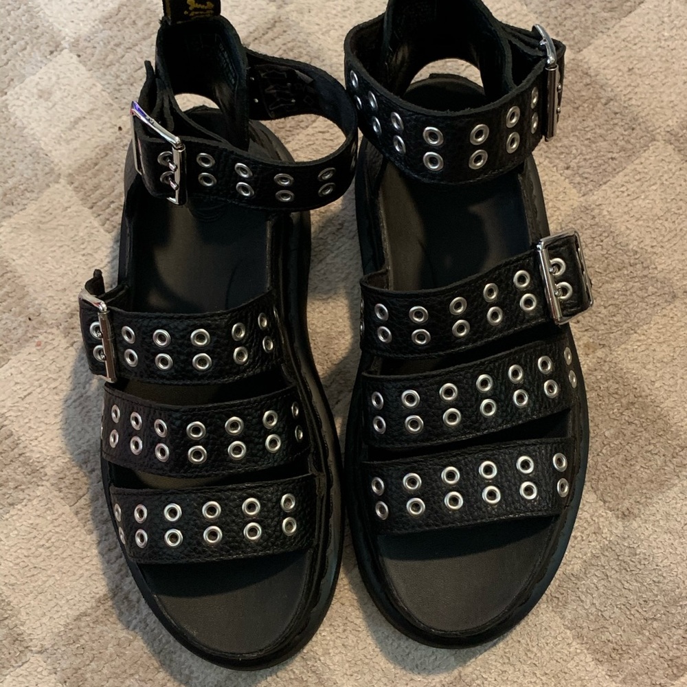 Dr Martens Clarissa II quad eyelet leather sandals - Picture 4 of 9
